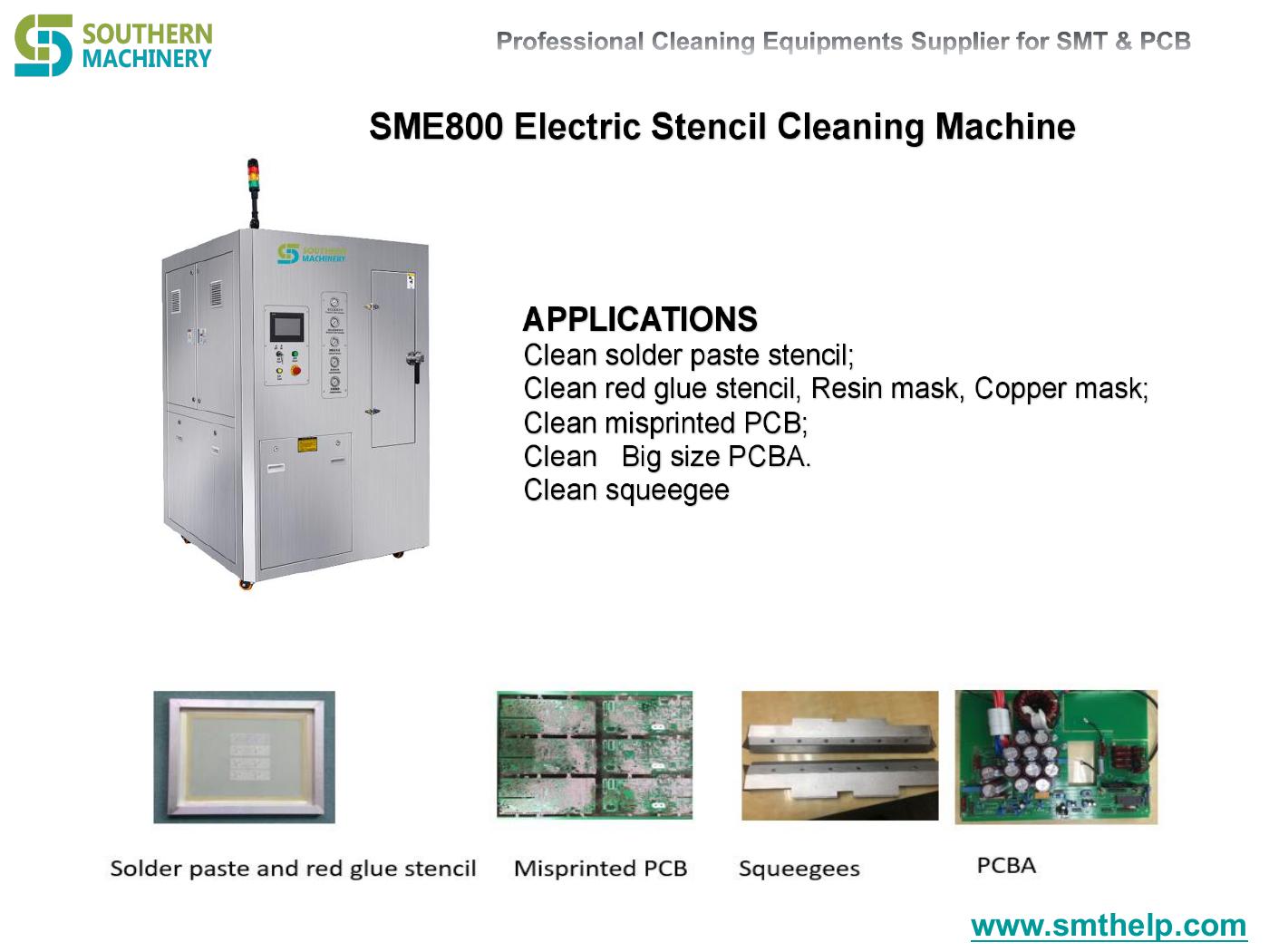 SME800 Stencil cleaning system
